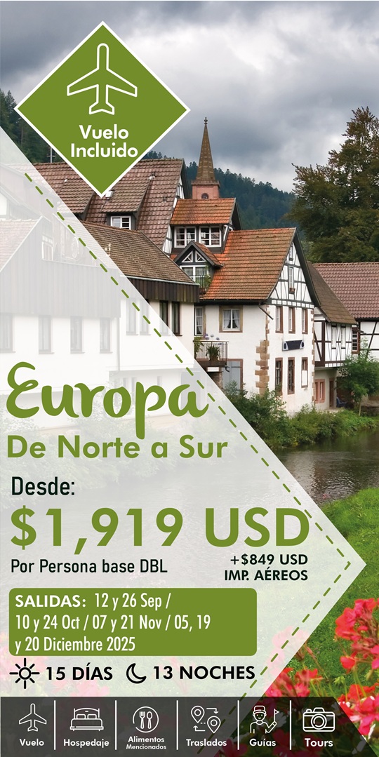 Europa de Norte a Sur